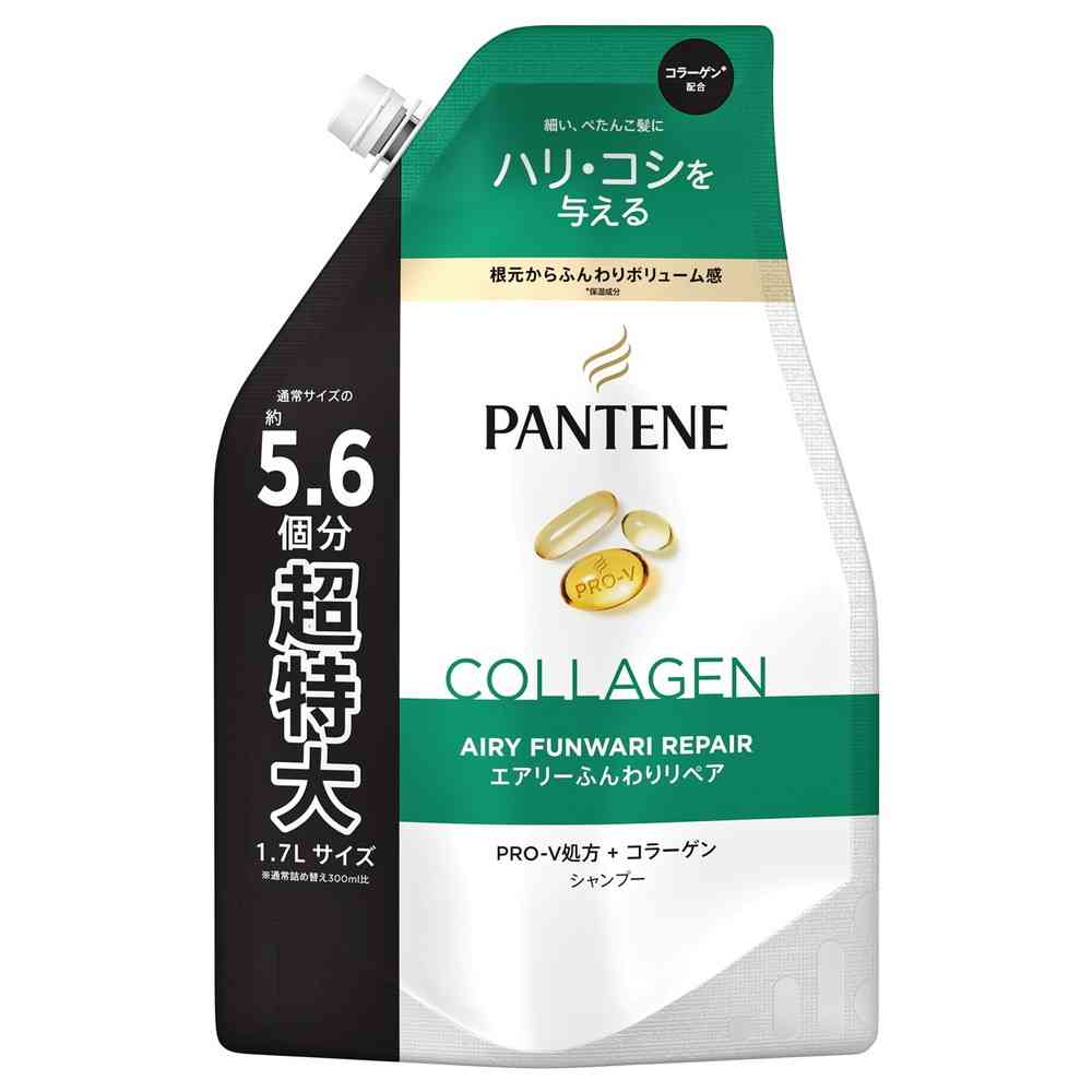 P&G パンテーン エアリーシャンプー つめかえ超特大 1700ml