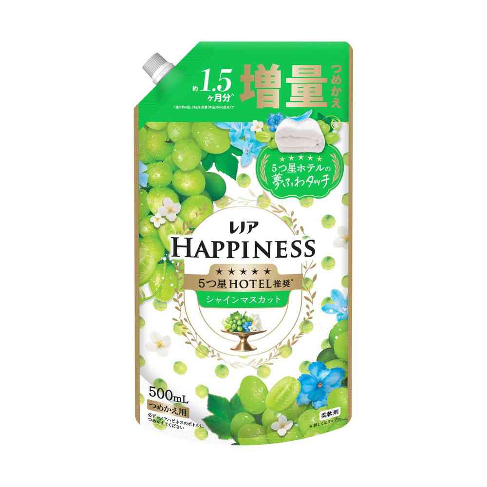 P&G レノアハピネス 夢ふわタッチ シャインマスカットの香り 詰替 増量サイズ 500mL