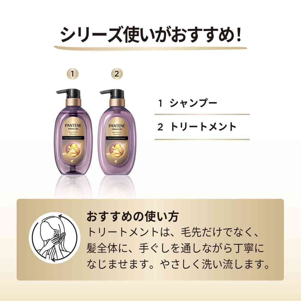 P&G パンテーンミラクルズ うねりコントロール＆リペアトライアル サシェ 10g+10g - Image 8