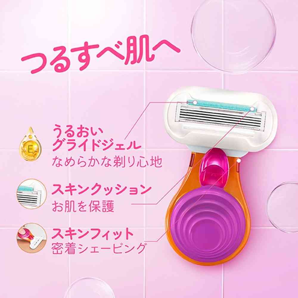 P＆G ヴィーナス つるすべ肌 ケース付きホルダー 替刃1個付 - Image 2
