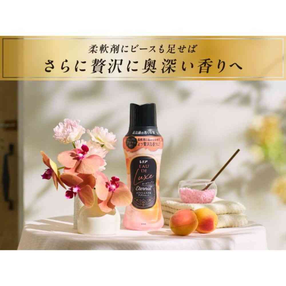 P&G レノアオードリュクス アロマジュエル エターナル ホワイトムスク&アプリコット 本体 470mL - Image 3