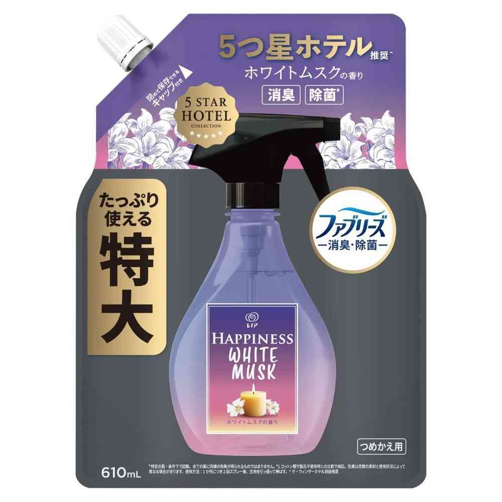 P&G レノアハピネス ミスト ホワイトムスクの香り 詰替 特大 610mL