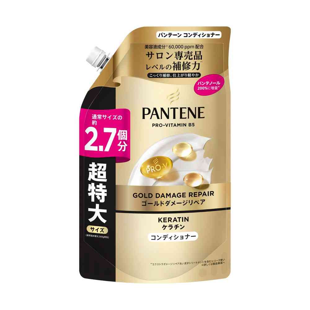 P&G パンテーン ゴールドダメージリペア コンディショナー 詰替 超特大 700g