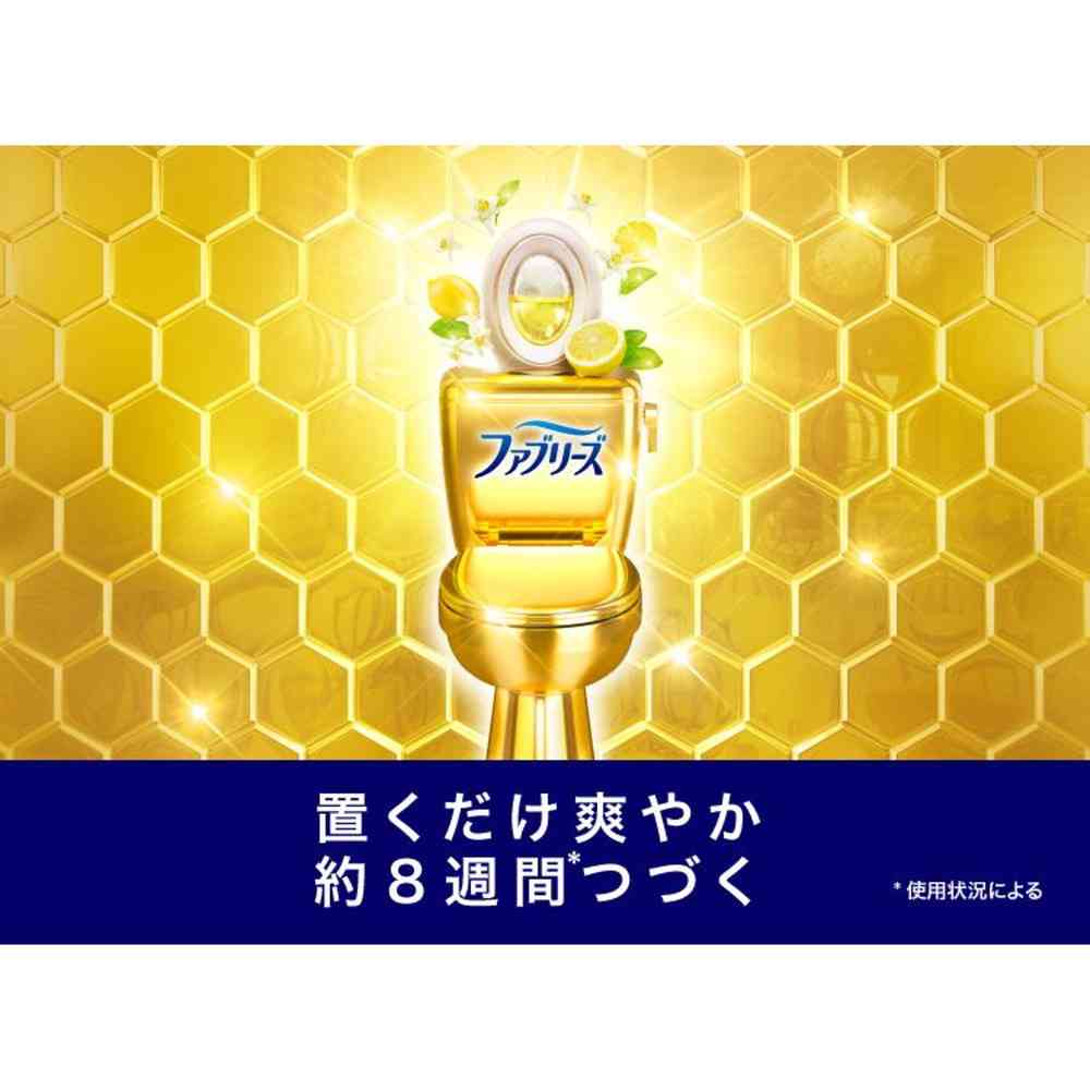 P＆G ファブリーズ トイレ用 消臭成分最高レベル フレッシュ・シトラス つめかえ 6.3mlx3回分 - Image 3