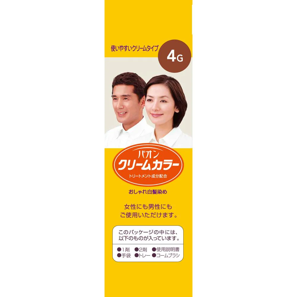 【医薬部外品】パオン クリームカラー 4G 自然な栗色 40g＋40g - Image 4