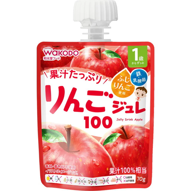 ◆1歳MYジュレドリンク りんご100 70g(1歳頃~) - Image 2