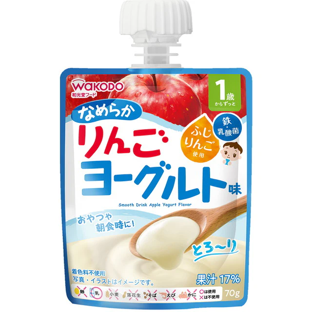 ◆1歳MYジュレドリンクなめらかりんごヨーグルト味 70g(1歳頃~)
