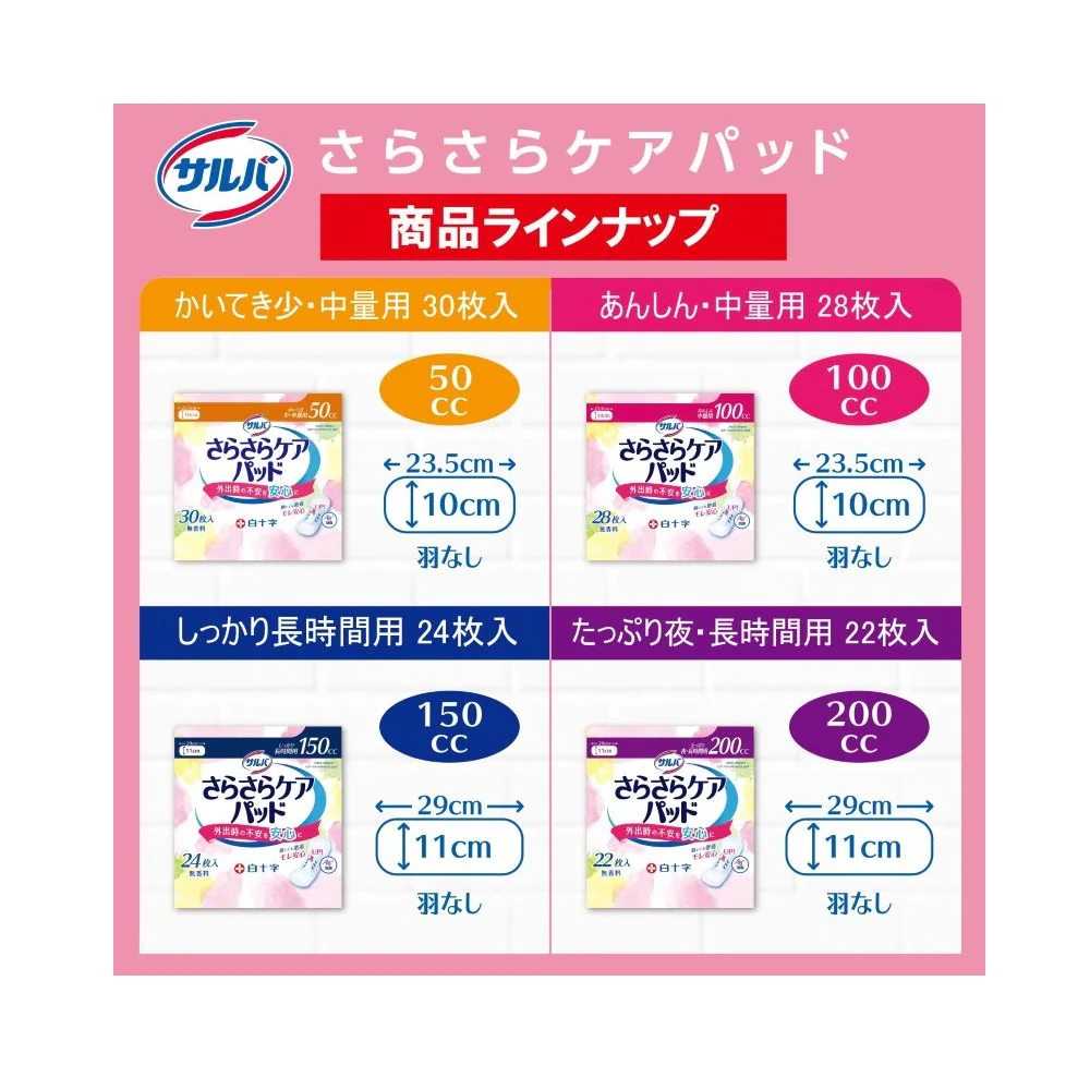 白十字 サルバ さらさら ケアパッド 200cc 22枚 - Image 5
