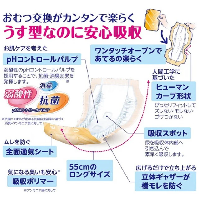 サルバ あて楽パッド スーパーワイド長時間 4回吸収 45枚 - Image 3