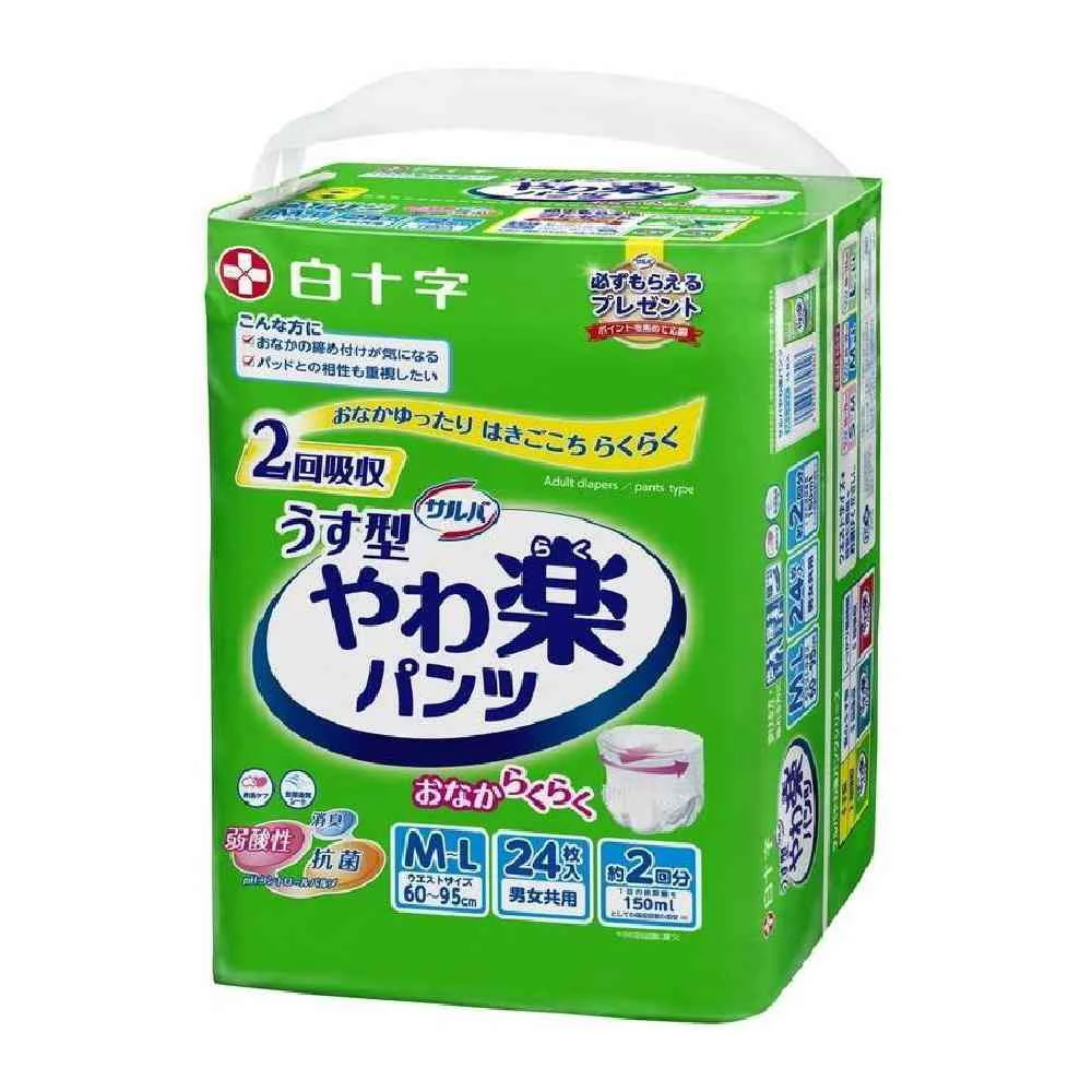 サルバ やわ楽パンツ M—Lサイズ 24枚 - Image 7