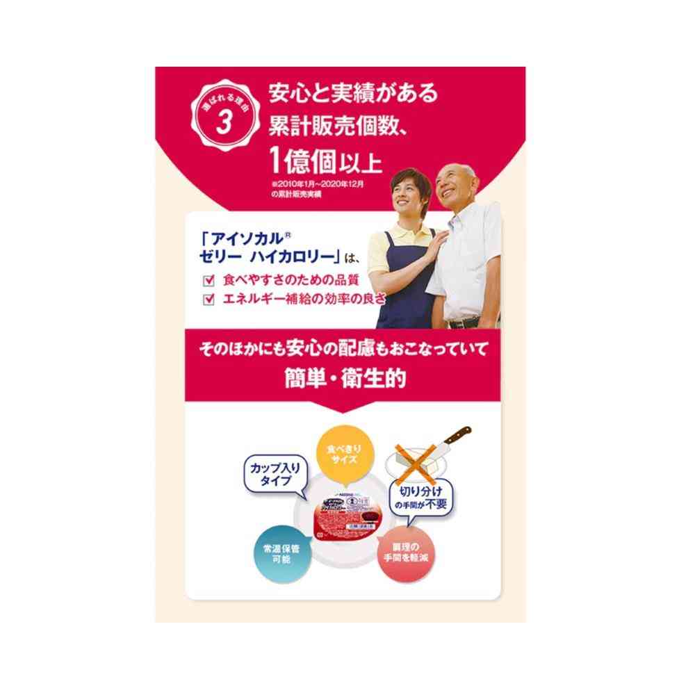 ◆ネフレ アイソカルゼリー ハイカロリー きなこ味 66g - Image 5