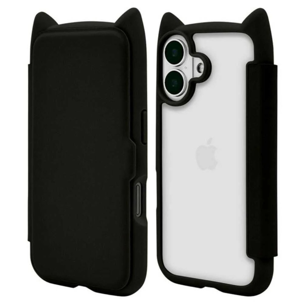 テレホンリース iPhone16 ケース カバー ブラック - Image 4