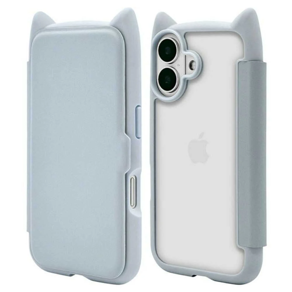 テレホンリース iPhone16 ケース カバースモーキーブルー - Image 4