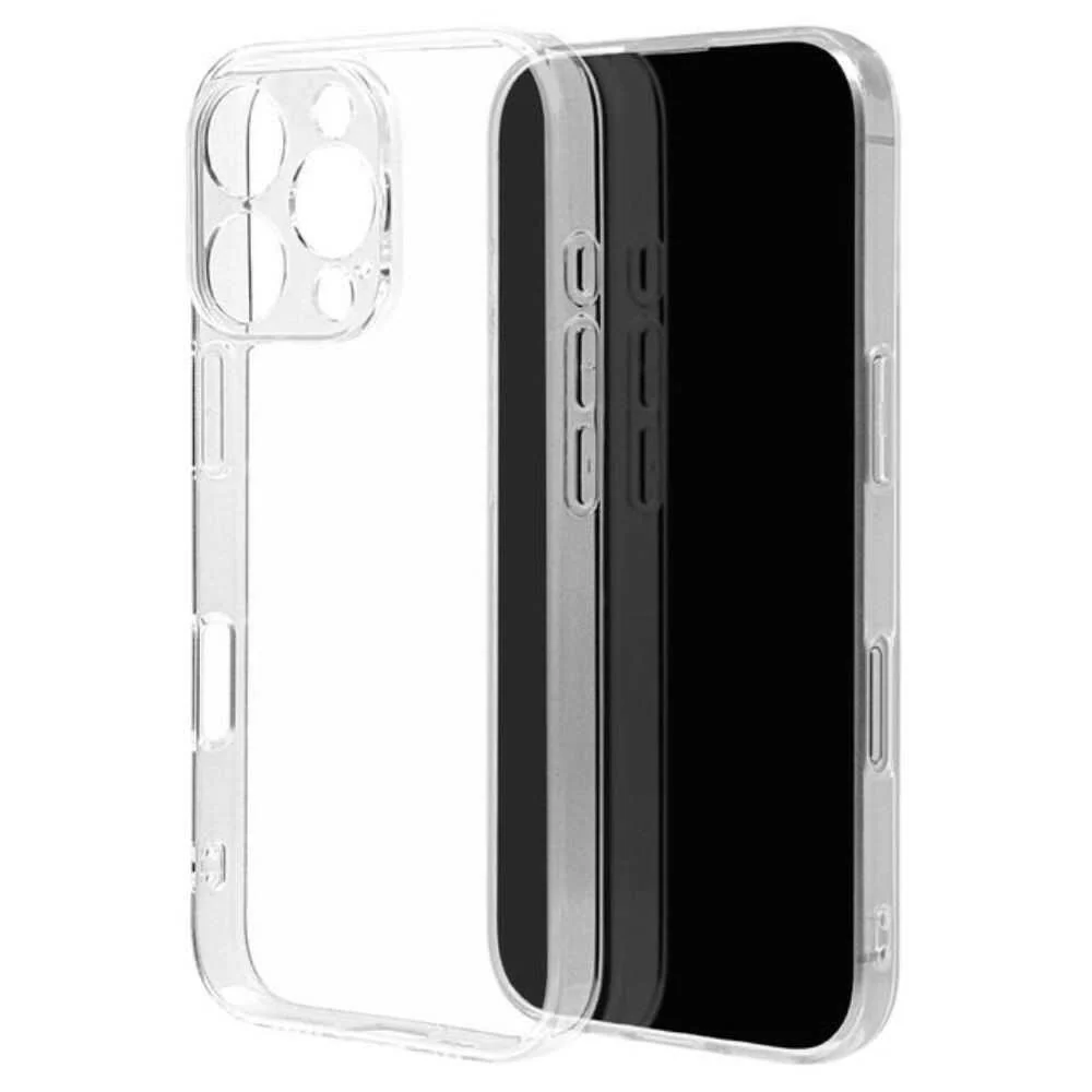 テレホンリース iPhone16Pro ソフトケース TPU クリア ワイヤレス充電対応 - Image 3