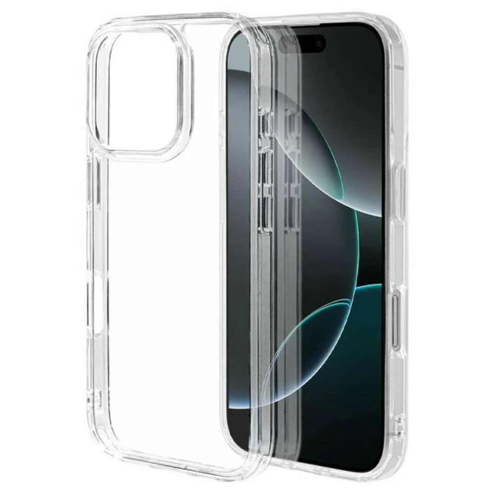 テレホンリース iPhone16Pro クリア TPU ストラップホール ワイヤレス充電対応 - Image 4