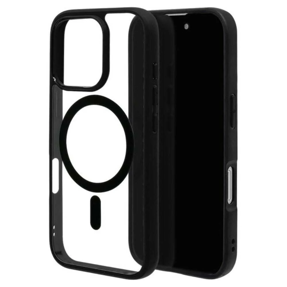 テレホンリース iPhone16Pro ケースカバー RHINOX ブラック×クリア - Image 3