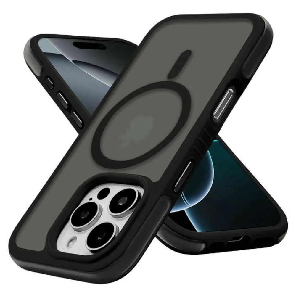 テレホンリース iPhone16Pro ケースカバー Air_C エアクッション ブラック - Image 4
