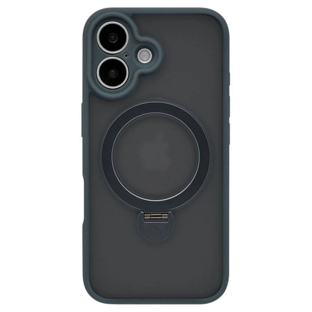 テレホンリース iPhone16 ケース カバー ZEROSAFE Shaft フロストネイビー - Image 2