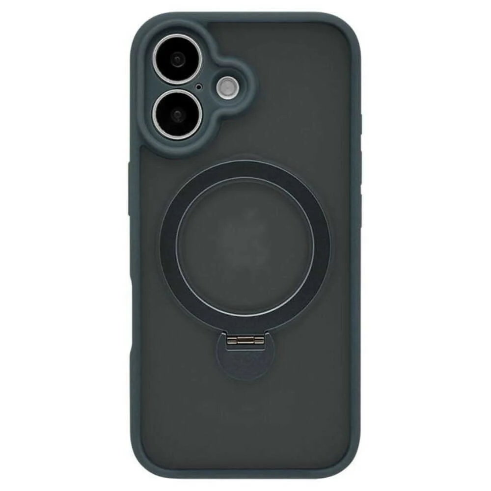 テレホンリース iPhone16 ケース カバー ZEROSAFE Shaft フロストネイビー - Image 5