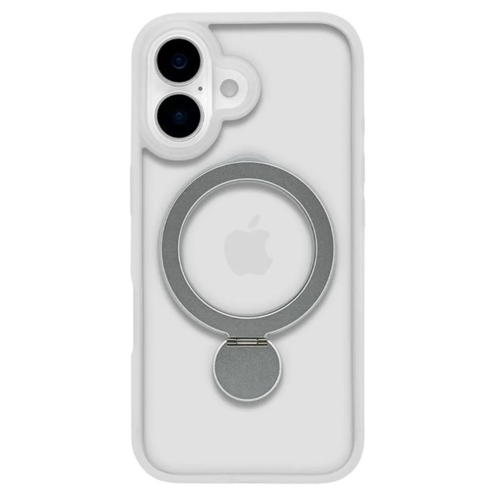 テレホンリース iPhone16 ケース カバー ZEROSAFE Shaft MagSafe対応 ホワイト - Image 2