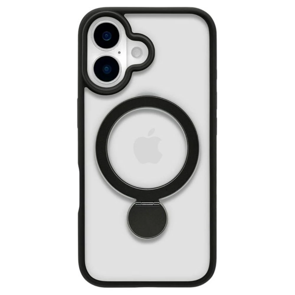 テレホンリース iPhone16 ケース カバー ZEROSAFE Shaft MagSafe対応 ブラック - Image 2