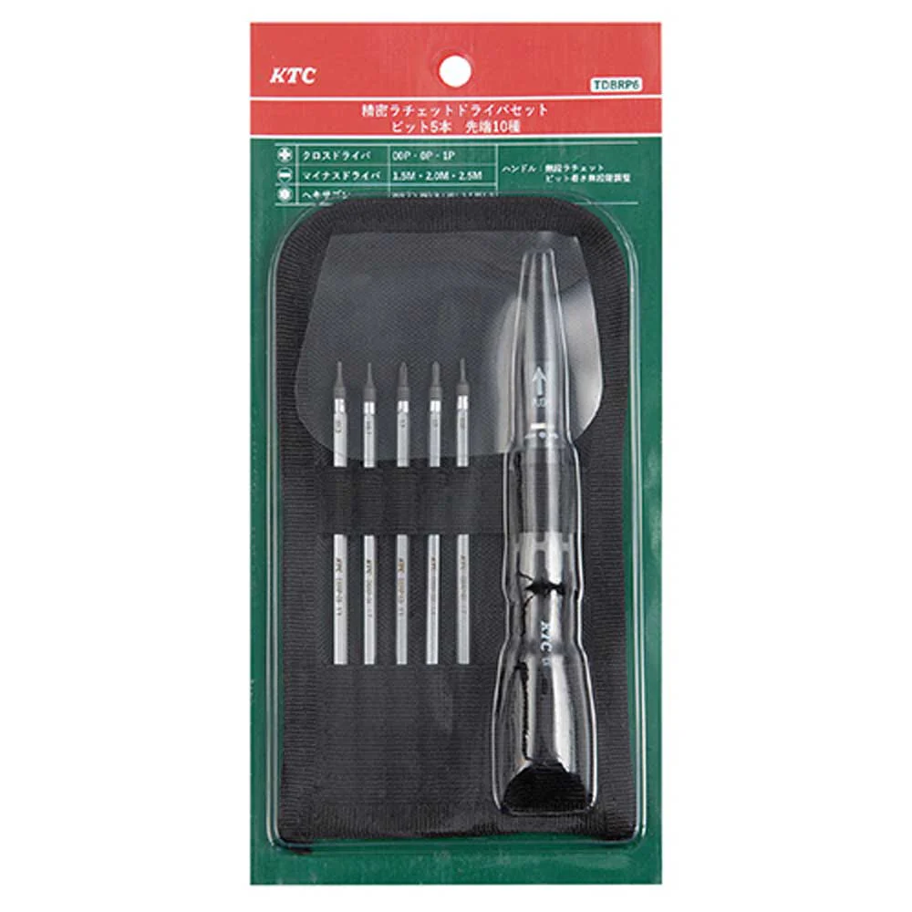 精密ラチェットドライバセット TDBRP6 【直送品】 返品・キャンセル・他商品と同時購入は不可 - Image 2