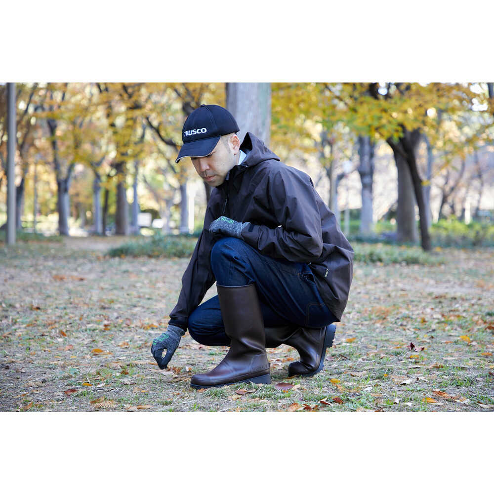 TRUSCO 防寒レインブーツ ブラウン L 【直送品】 返品・キャンセル・他商品と同時購入は不可 - Image 4