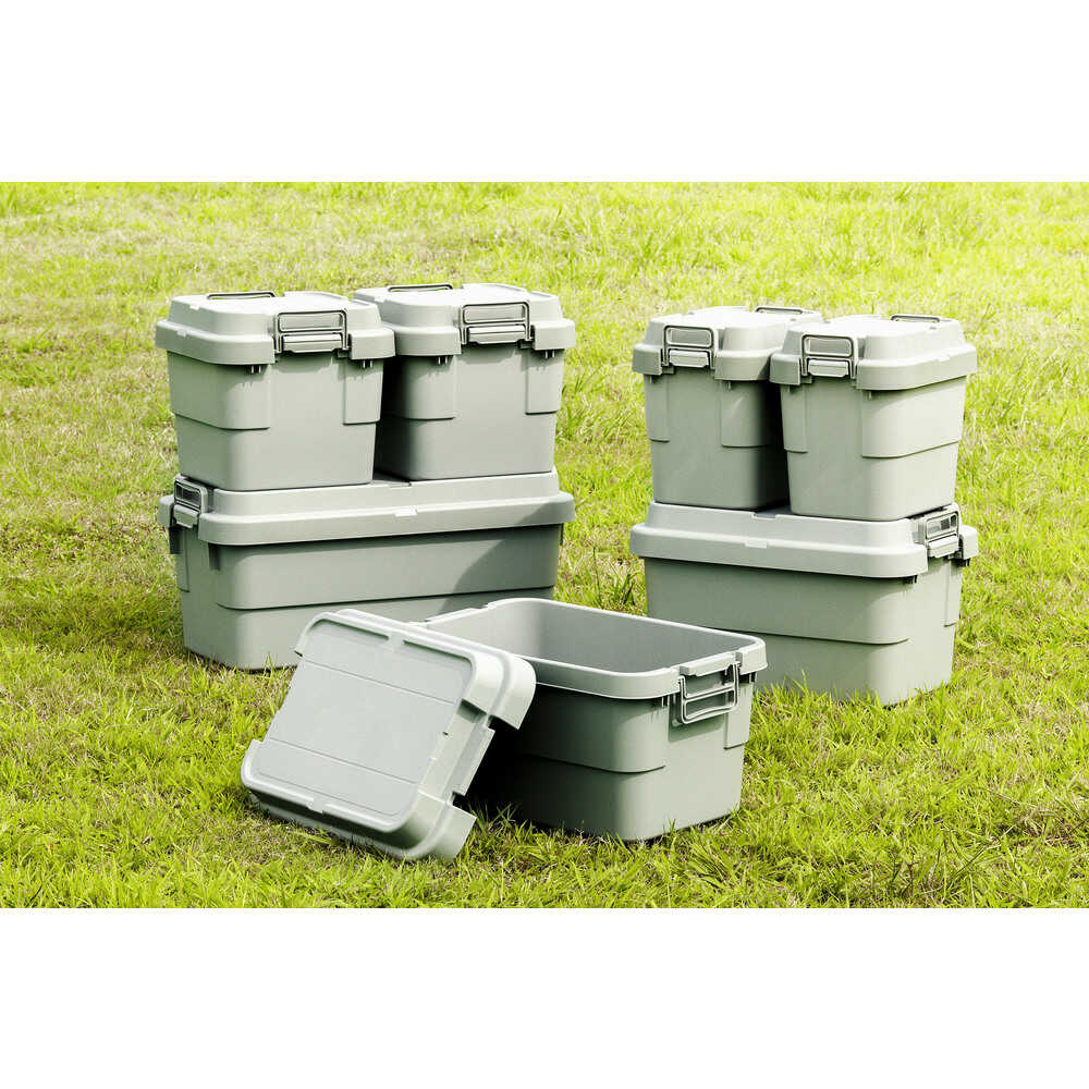 トランクカーゴ フラット天板仕様 30L グレー GYCF30 【直送品】 返品・キャンセル・他商品と同時購入は不可 - Image 3