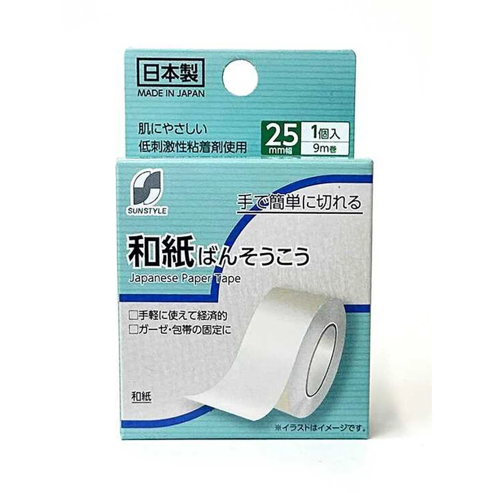 SUN STYLE(サンスタイル) 和紙ばんそうこう 25mmx9m 1巻