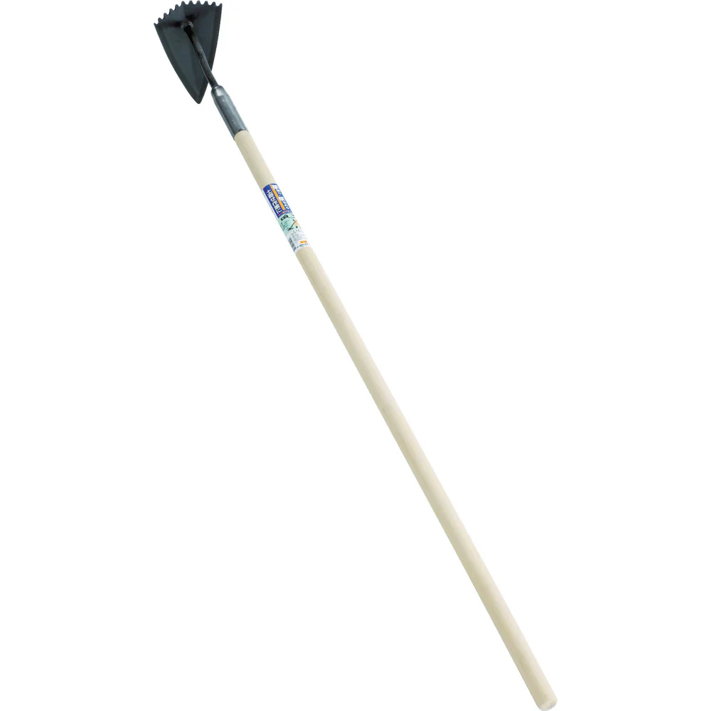 10035 浅野木工所 草削 (鋼付)デルタホー三面式240mm 【直送品】 返品・キャンセル・他商品と同時購入は不可