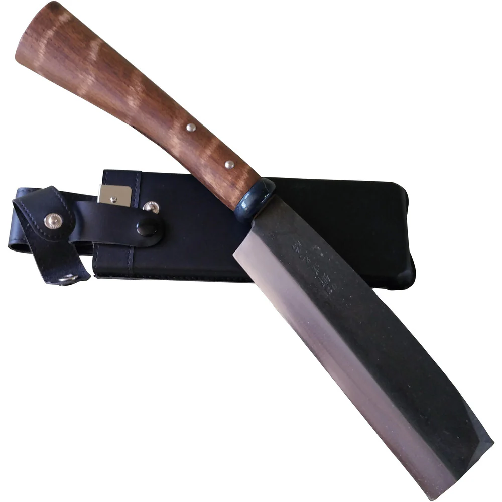 AD718 SENNARI 鞘付鉈 片刃180mm 【直送品】 返品・キャンセル・他商品と同時購入は不可