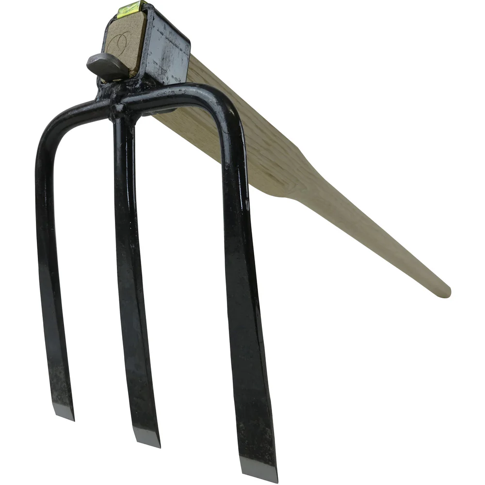 SENNARI 備中鍬 三本万能鍬 全長1050mm 爪数3本 【直送品】 返品・キャンセル・他商品と同時購入は不可 - Image 2