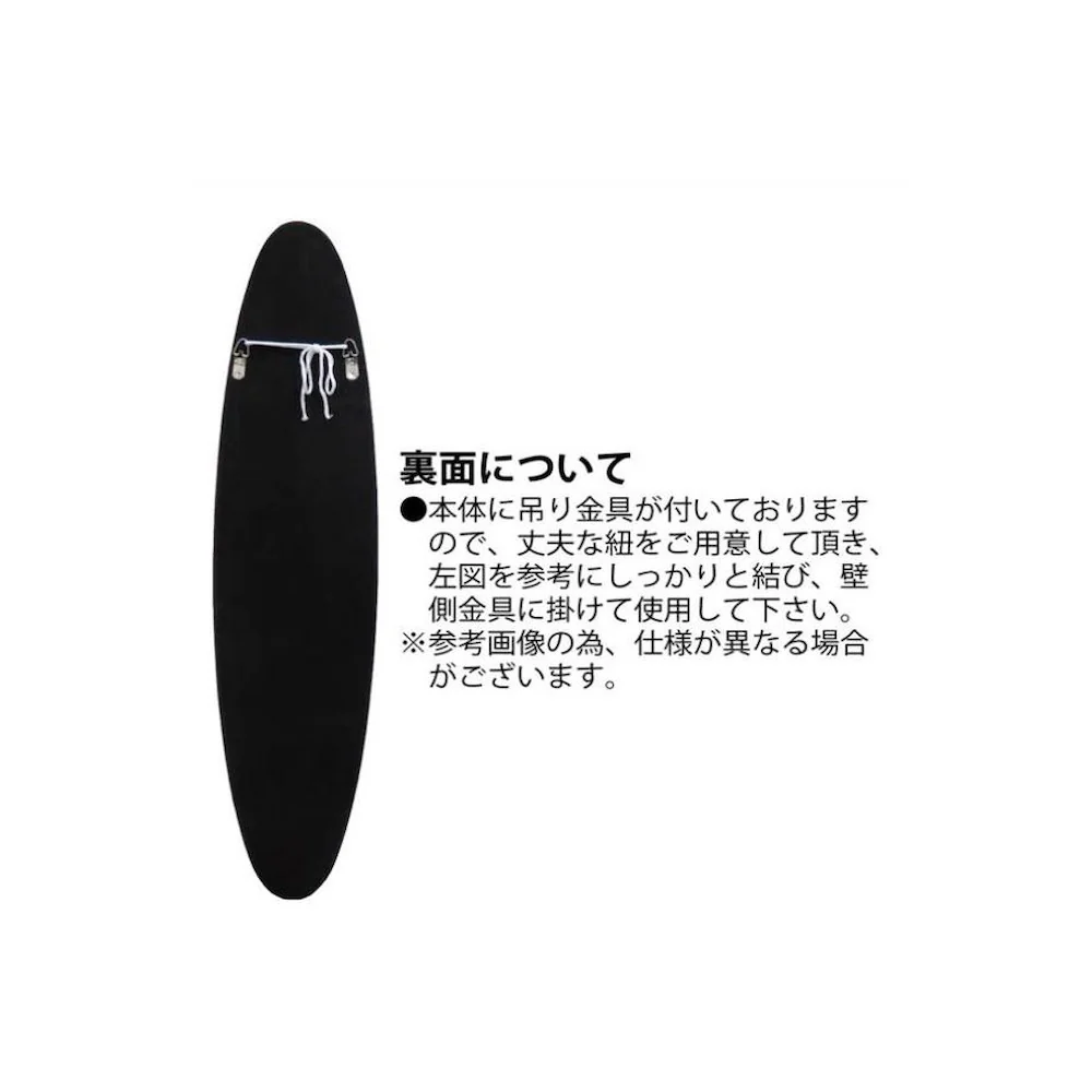 スリムライン ミラー「オーバルロング」 グロスホワイト 【直送品】 返品・キャンセル・他商品と同時購入は不可 - Image 2