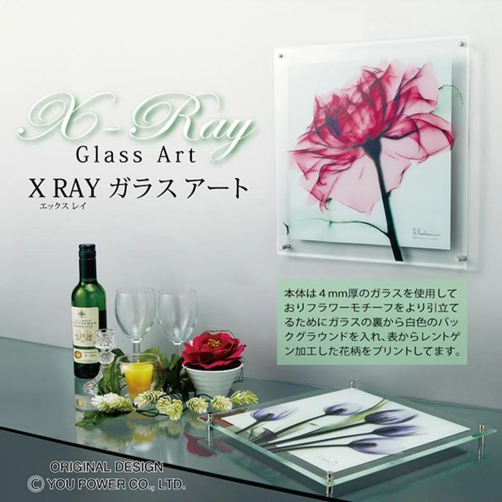 X RAY ガラス アート M 「カラフルユーカリ」 【直送品】 返品・キャンセル・他商品と同時購入は不可 - Image 3