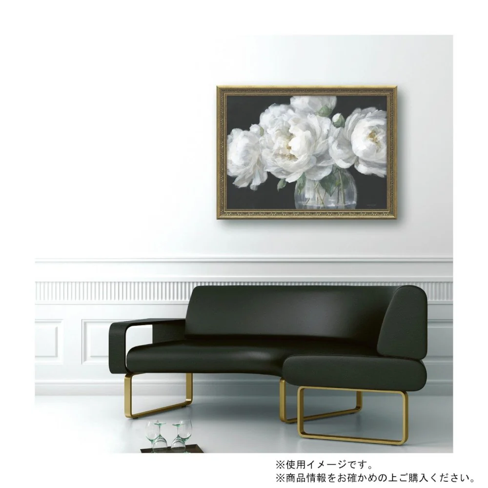 アートパネル ダンフイ ナイ 「ホワイト ピオニー グラス」 【直送品】 返品・キャンセル・他商品と同時購入は不可 - Image 6