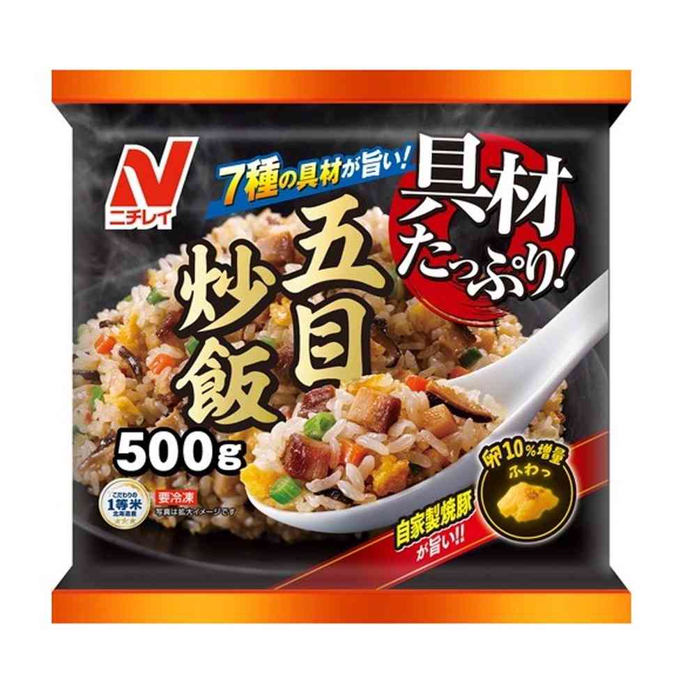◆ニチレイ 具材たっぷり五目炒飯500g×12袋【直送品・クール便】 返品・キャンセル・他商品と同時購入は不可