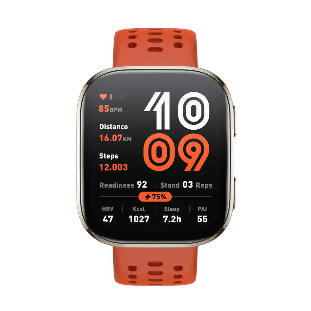 アースリボーン Amazfit Bip 6 レッド - Image 4