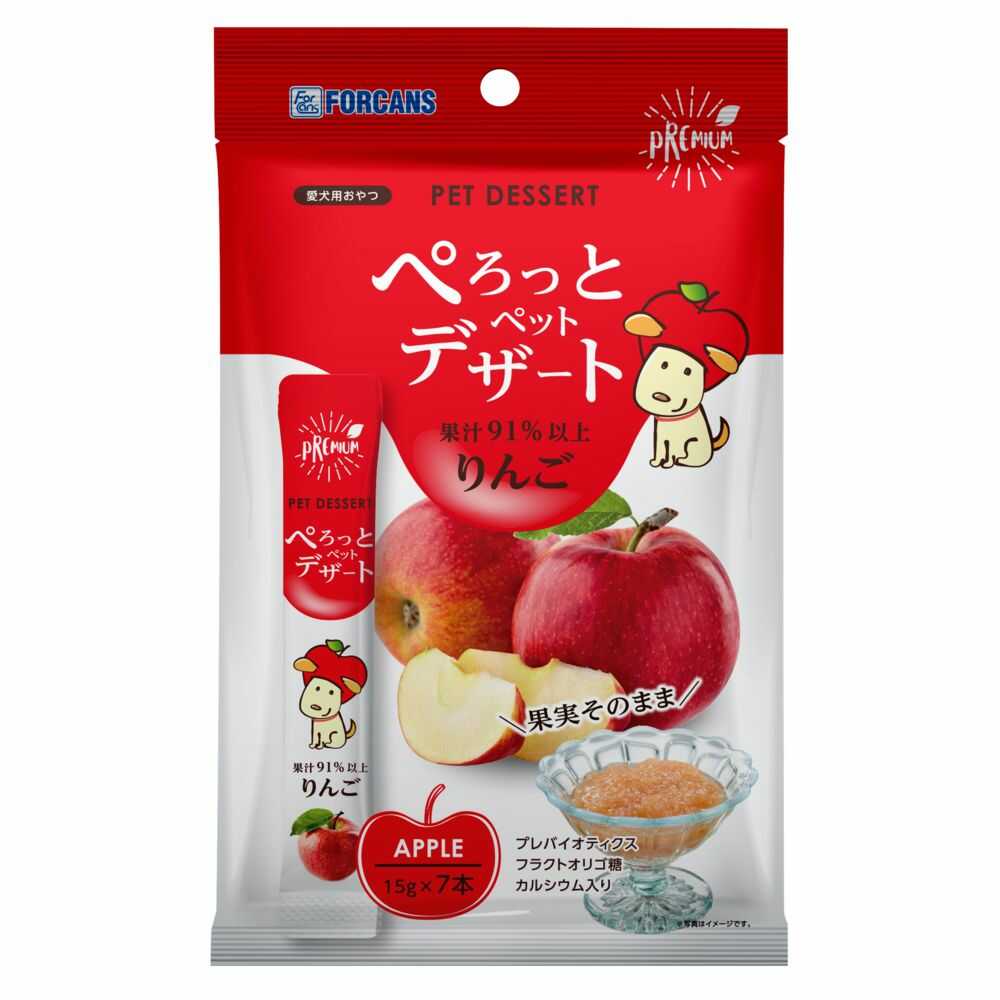 ぺろっとペットデザートりんご 105g(15g×7本) - Image 7
